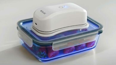 Une lampe UV pour la conservation des aliments.