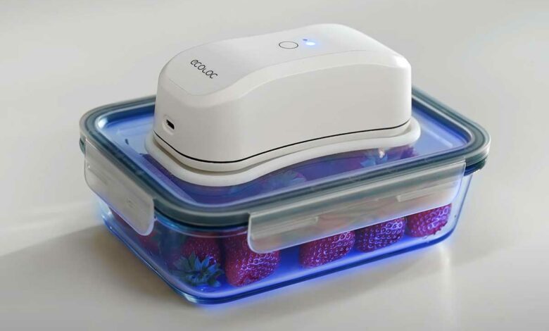 Une lampe UV pour la conservation des aliments.