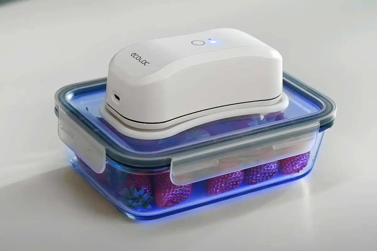 Une lampe UV pour la conservation des aliments.