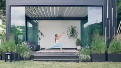 Une pergola moderne.
