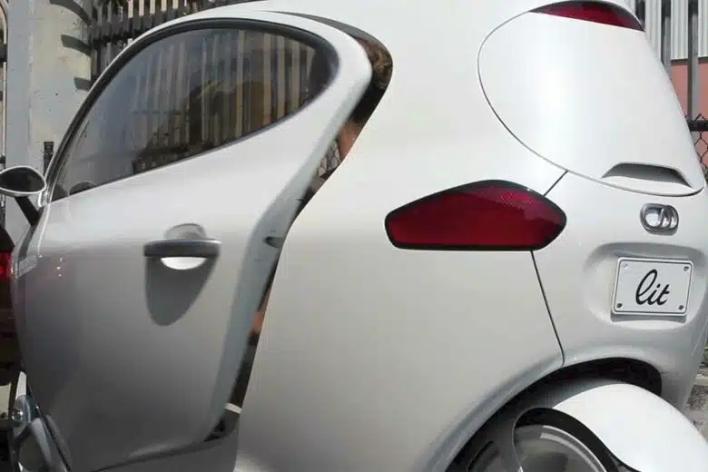 Projet de scooter électrique gyroscopique de Lit Motors.