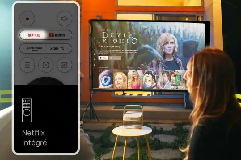 Un vidéoprojecteur avec Netflix intégré.