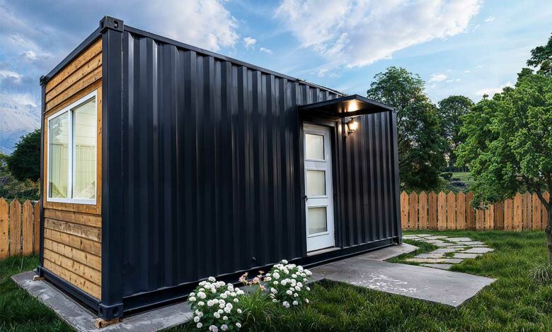 Une entreprise prépare des maisons conteneur et le client n'a plus qu'a l'aménager.
