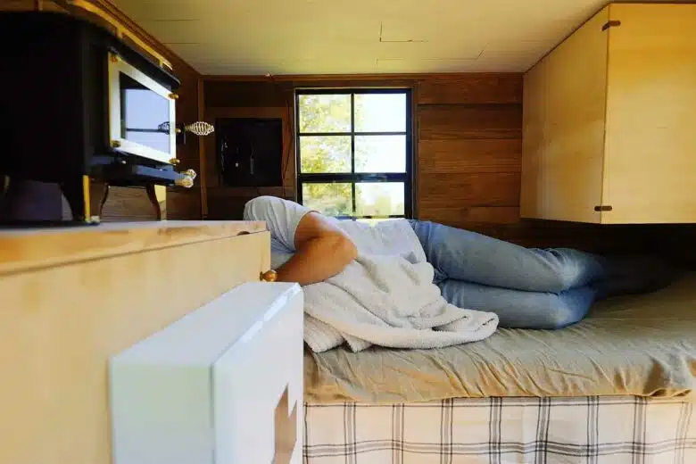 Un mini espace pour vivre.