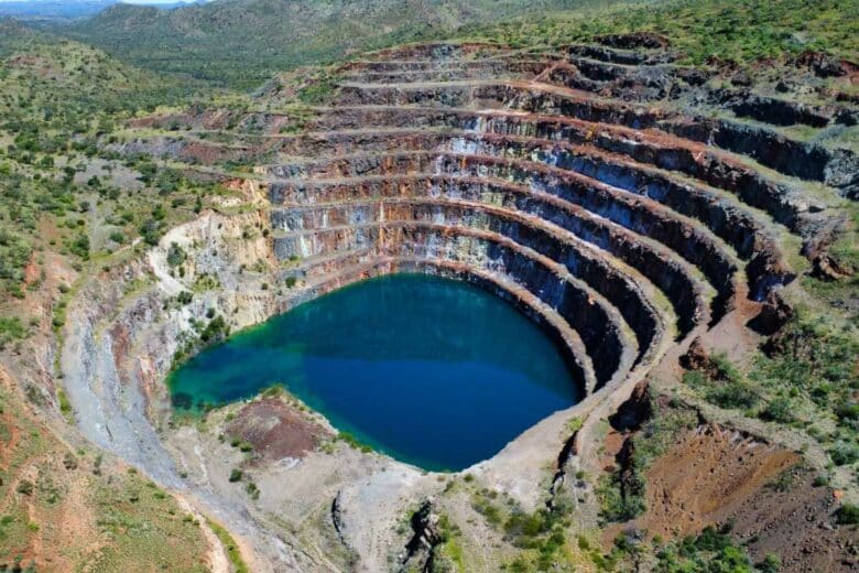 Une mine d'uranium abandonnée en Australie.