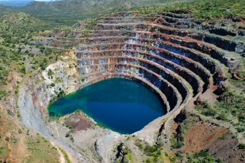 Une mine d'uranium abandonnée en Australie.