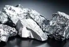 Du minerai d'uranium.