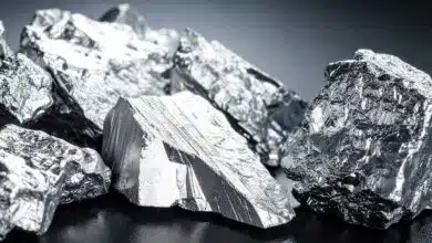 Du minerai d'uranium.