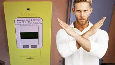 Un homme refuse le compteur Linky.