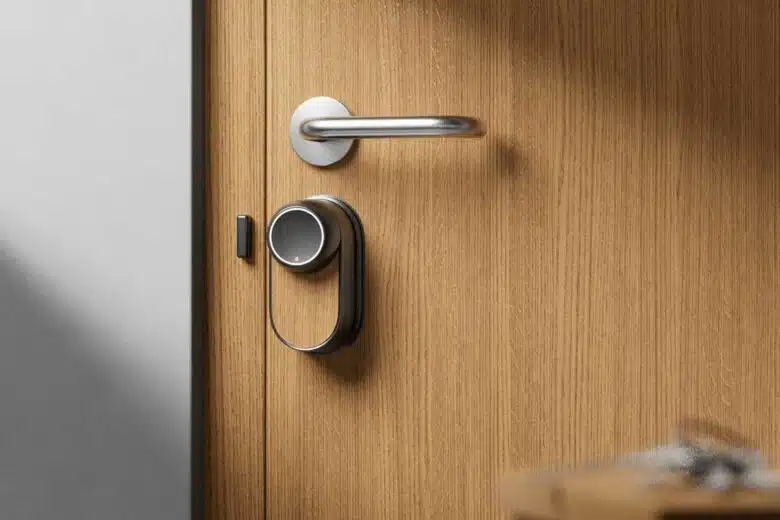 Une serrure design.