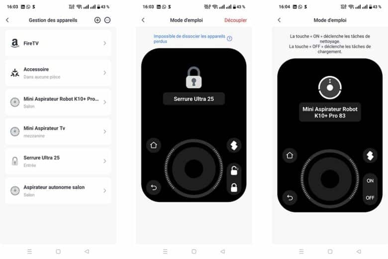 Les appareils SwitchBot sont intégrés automatiquement