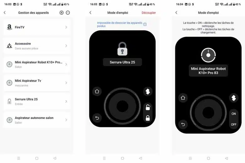Les appareils SwitchBot sont intégrés automatiquement
