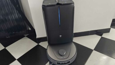 Passez la souris sur l'image pour zoomer 3+ VIDÉO P10 Ultra Robot Aspirateur Laveur avec Serpillière Extensible, 18 000 Pa