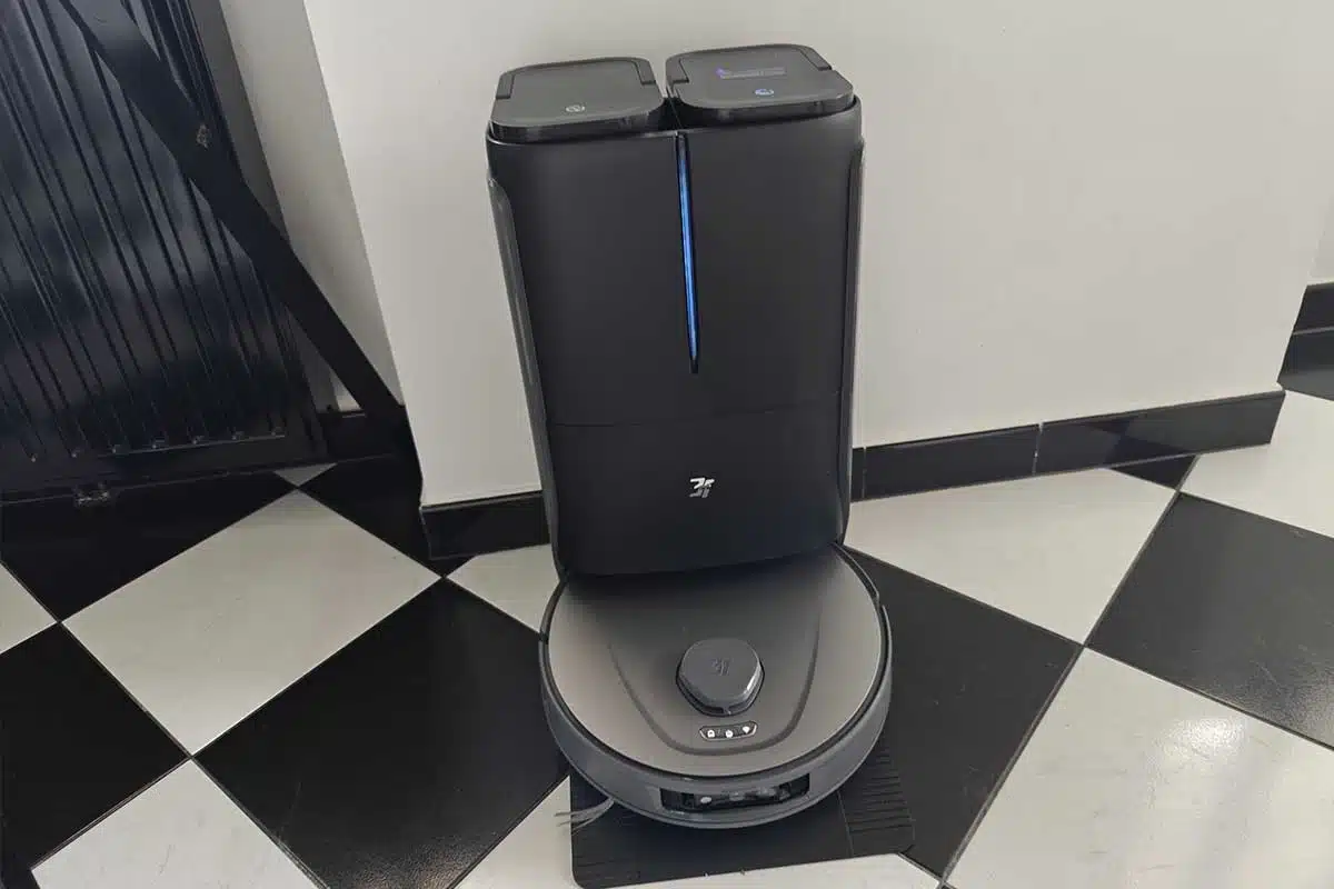 Passez la souris sur l'image pour zoomer 3+ VIDÉO P10 Ultra Robot Aspirateur Laveur avec Serpillière Extensible, 18 000 Pa