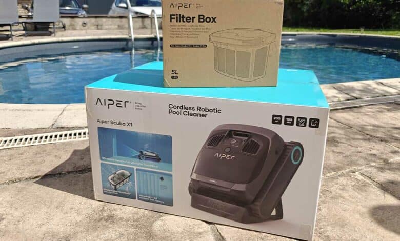 Le robot de piscine Aiper Scuba X1.