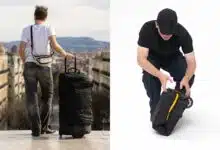 Une valise qui se plie en 4 !