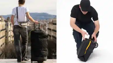 Une valise qui se plie en 4 !