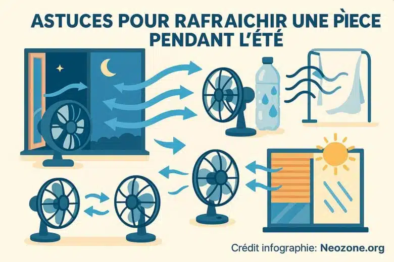Quelques astuces avec un ventilateur.