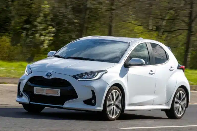 Une Toyota Yaris.