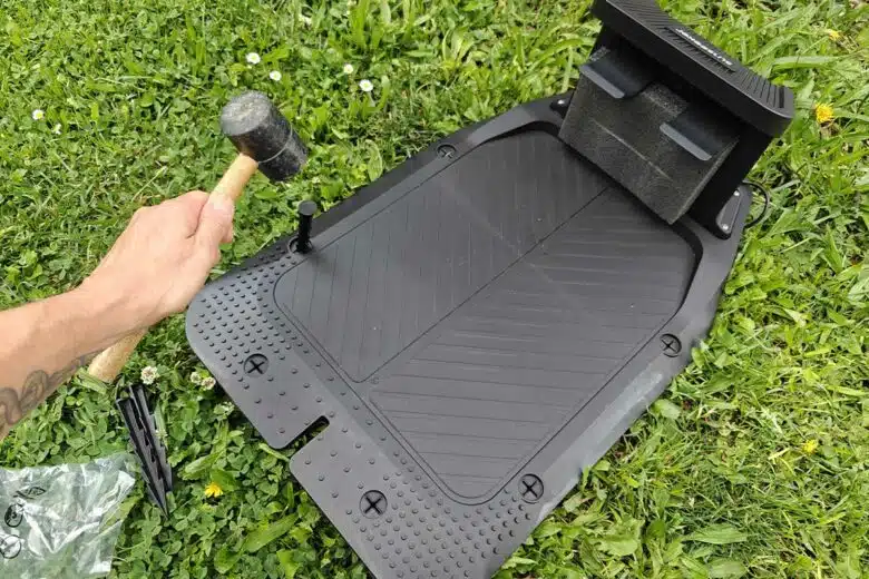 Installation de la base de rechargement.