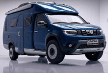 Image du futur concept de camping-car Dacia à partir d'un Renault Master.