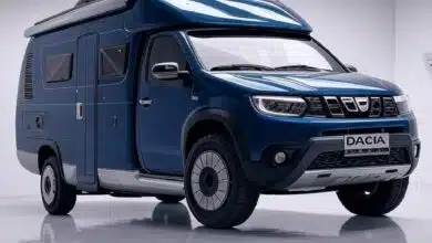 Image du futur concept de camping-car Dacia à partir d'un Renault Master.