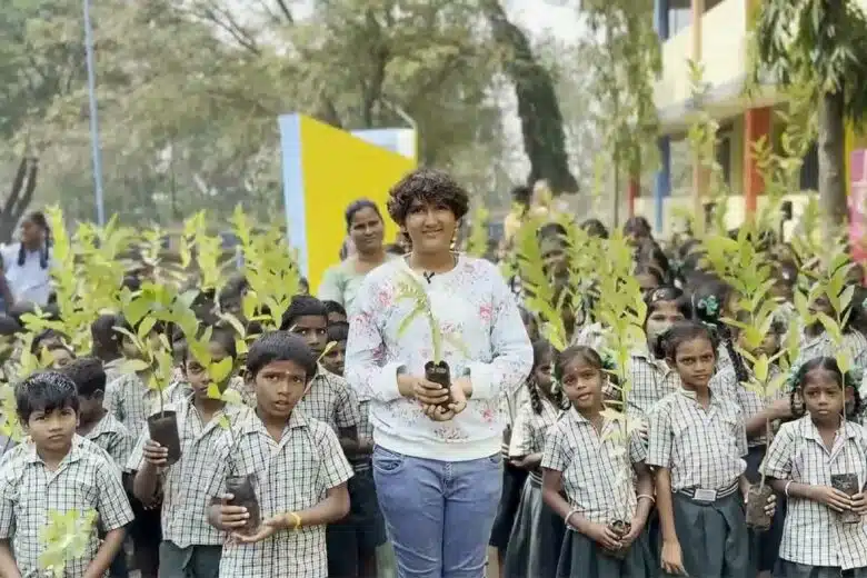 Cette jeune fille et sa fondation ambitionnent de planter 10 millions d'arbres à travers le monde.