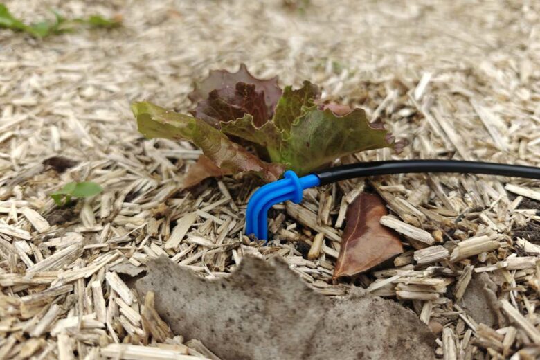 Un système de goutte-à-goutte.