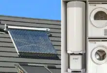 O-Solar propose un kit complet pour l'eau chaude sanitaire comprenant un ballon d'eau chaude de 200 L et une station solaire de 1500 W.