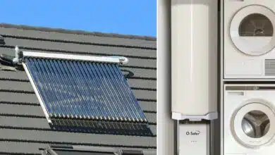 O-Solar propose un kit complet pour l'eau chaude sanitaire comprenant un ballon d'eau chaude de 200 L et une station solaire de 1500 W.
