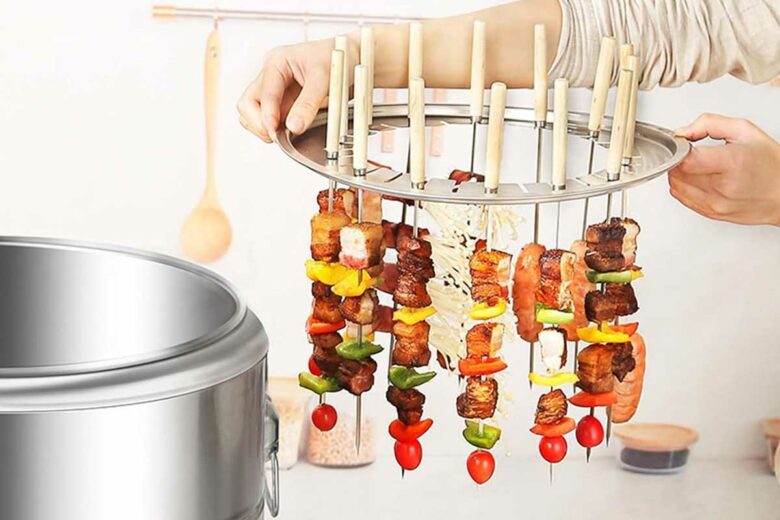 Des brochettes pour une cuisson au barbecue Zyjix.