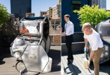 Une machine capable de produire jusqu'à 4 litres d'essence par jour.