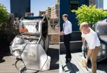 Une machine capable de produire jusqu'à 4 litres d'essence par jour.