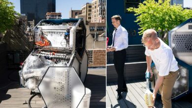 Une machine capable de produire jusqu'à 4 litres d'essence par jour.