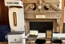 Caeli Énergie était présent lors du salon des Compagnons du Devoir pour présenter son produit.