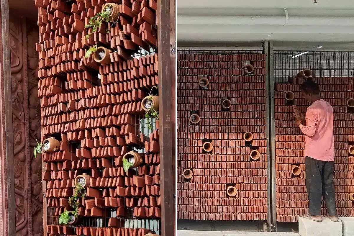 Ant Studio développe des murs à refroidissement passif en terre cuite bioinspirés.