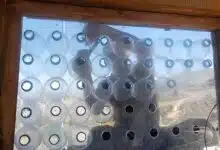 Une climatisation low tech à partir de bouteilles en plastique.