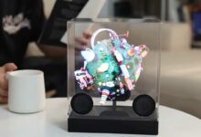 Une enceinte holographique actuellement en campagne de financement sur Kickstarter.