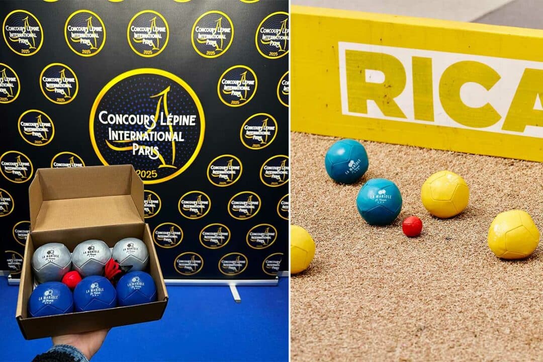 Un jeu de pétanque ludique.