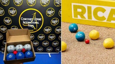 Un jeu de pétanque ludique.