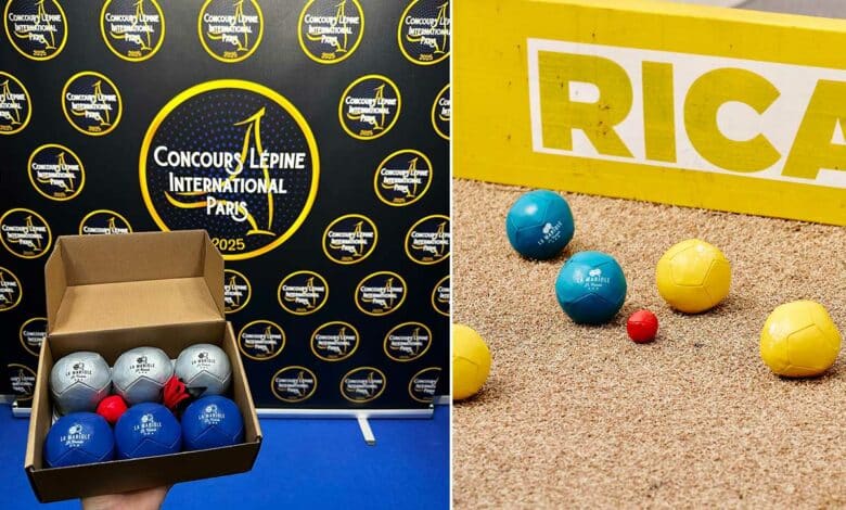 Un jeu de pétanque ludique.