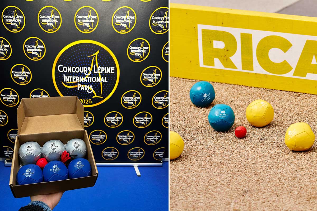 Un jeu de pétanque ludique.