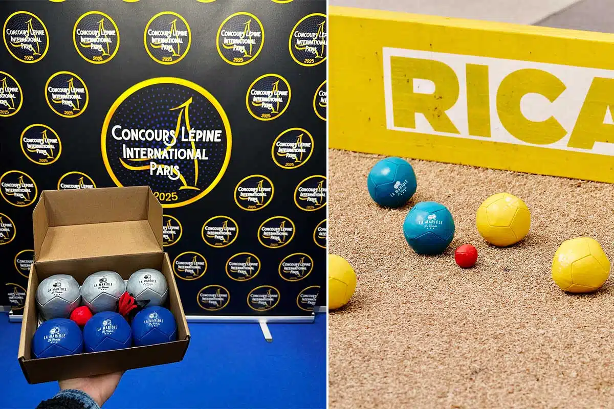 Un jeu de pétanque ludique.
