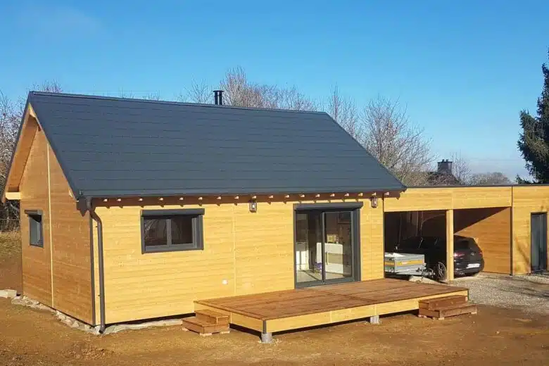 ID Maison Bois propose des modèles d'habitations en bois qui peuvent être assemblés en 72h.