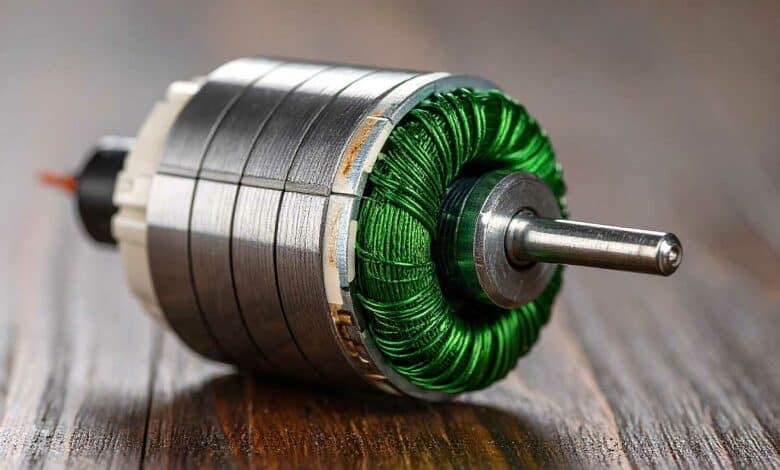 Un moteur électrique miniature sans bobine de cuivre