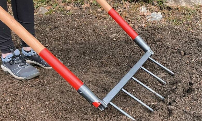La grelinette, un outil de jardin inventé il y a plus de 50 ans.