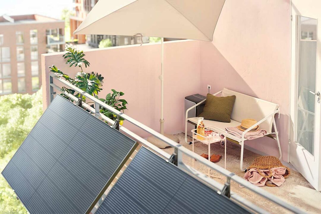 IKEA et ses partenaires proposent des kits solaires pour balcon à des tarifs très intéressants.