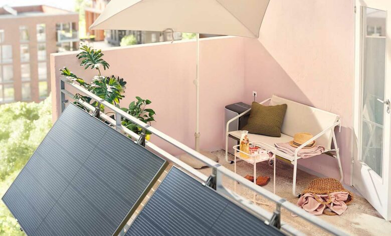 IKEA et ses partenaires proposent des kits solaires pour balcon à des tarifs très intéressants.