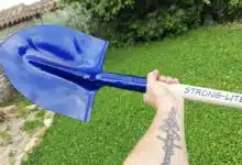 Une pelle aussi légère qu'une plume.