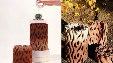 Une designer en architecture a inventé un climatiseur adiabatique en terre cuite imprimé en 3D, le Terra Mound.